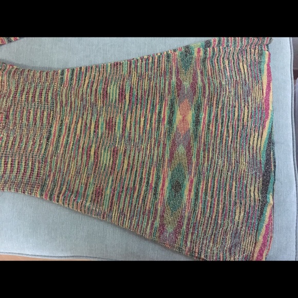 NWT Guess gold/rainbow cocktail dress - Picture 7 of 8